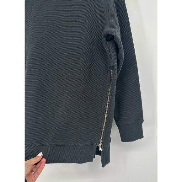 Varley Manning Sweatshirt ribbed Size M in Black - Picture 8 of 9